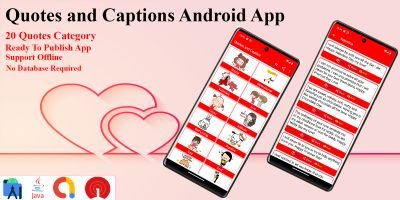 Quotes and Caption App - Android