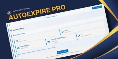 AutoExpire Pro WP PostPage Expiry Manager
