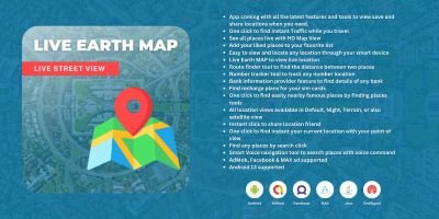Live Earth Map Street View - Android App