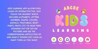 Kids Learning App - Android Source Code