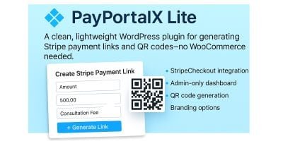 PPX Lite Stripe QR Plugin WordPress