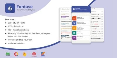 Fontave - Stylish Fonts for Social Media - Android