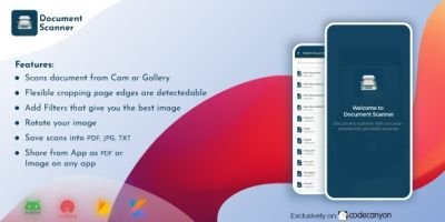 Document Scanner App - Android App Source Code