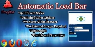 ProgBar - Loading Bar - Wordpress Plugin