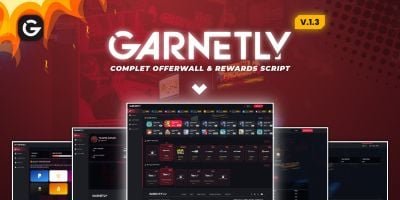Garnetly Offerwall - Complete Reward Solution