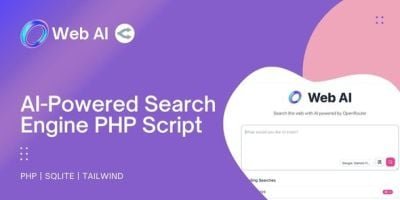 WebAI - AI-Powered Search Engine PHP Script
