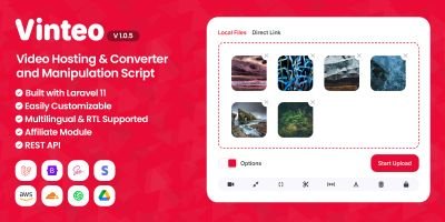 Vinteo - Video Hosting And Converter Script