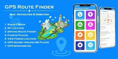 GPS Route Finder and Navigation - Android App