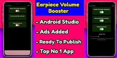 Earpiece Volume Booster - Android App Source Code