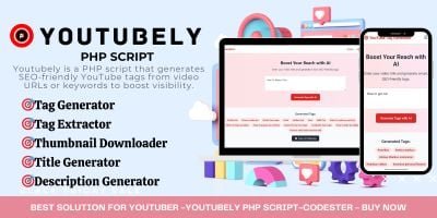 Youtubely - Tag Generator Php Script