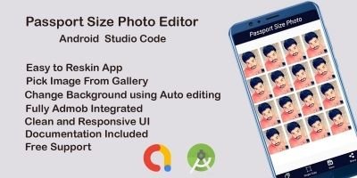 Passport Size Photo Maker - Android Template
