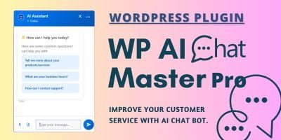 WP AI Chat Master Pro - AI Chatbot Plugin