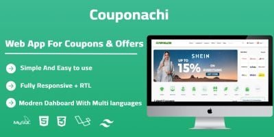 Couponachi - Web App For Coupon Codes