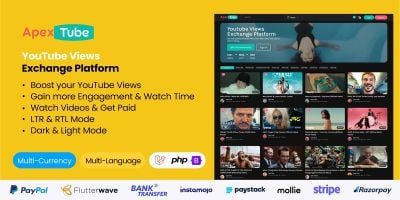 ApexTube - YouTube Views Exchange Platform