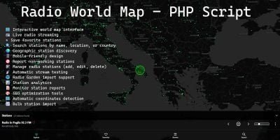 Radio World Map - PHP Script