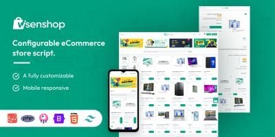 Wisenshop - eCommerce Store Script