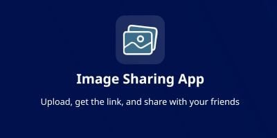 Image Sharing And Hosting App