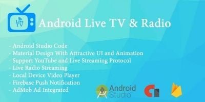 Android Live TV With Radio and Local Video Player