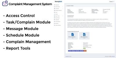 Komaplaint - Online Complaint Management System