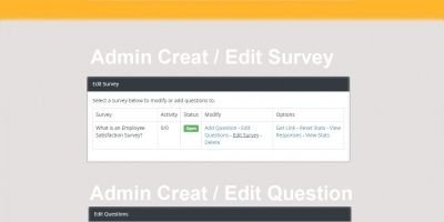 Survey QA Wizard System PHP