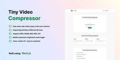 Tiny video compressor - Online Video Compressor