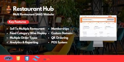 Restaurant Order Hub - Multi Restaurant SAAS Websi