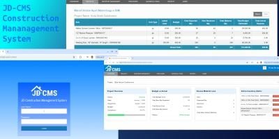 JD-CMS Construction Web Application