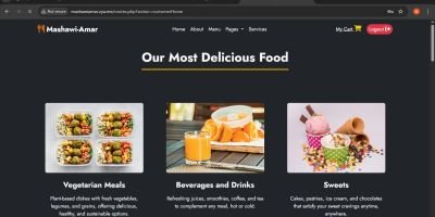 Mashawi-Amar - Food Ordering System