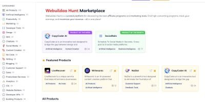 WeBuildaa - Startup and SaaS Directory Marketplace
