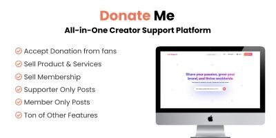 Donate Me - All-in-One Creator Support Platform