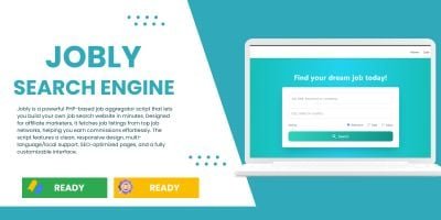 Jobly - Job Search Engine Script