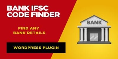 Bank IFSC Code Finder - WordPress Plugin