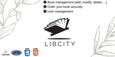 The Library Management with laravel and javascript