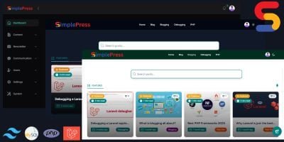 SimplePress - Laravel Blog CMS