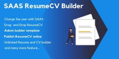 SAAS Resume CV Builder