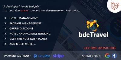 bdcTravel - Tour and Travel Management