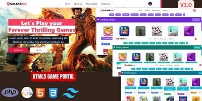 Gameza - PHP HTML5 Gaming plattform