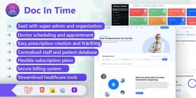 Doctor in Time -  SaaS Organization Management Sys