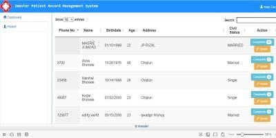 Imaster Patient Records Management System