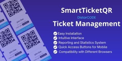 SmartTicketQR - QR Ticket Generator for Efficient