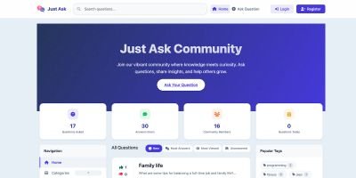 Just Ask - Answer Question Platform