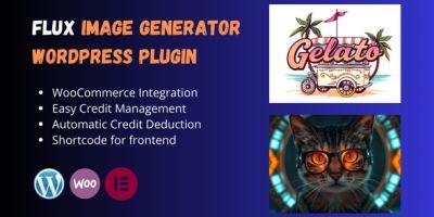 Flux AI Image Generator SAAS - WordPress Plugin