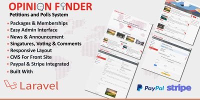 Opinion Finder - Petitions and Polls Platform