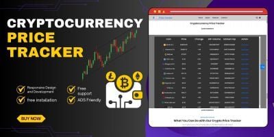 Crypto Currency Price Tracker PHP Script