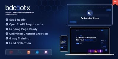 bdcBotx - The AI-Powered Embed ChatBot SaaS App
