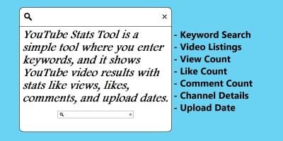 YouTube Stats Tool