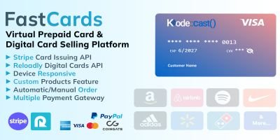 FastCards - Digital Card Selling Platform