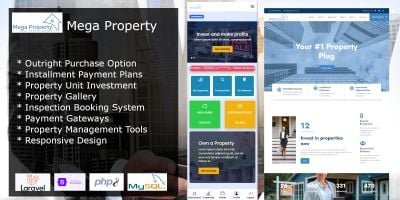 Mega Property - Real Estate Script