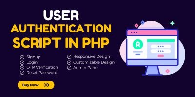 User Authentication Script in PHP with Panel