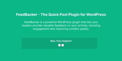 FeedBacker - The Quick Pool Plugin for WordPress
